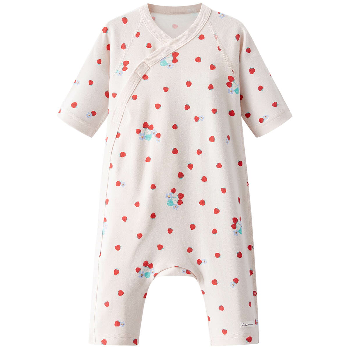 【20%OFF】《コンビミニ》おうちラップクラッチ（イチゴ） : 女の子 50cm 60cm 70c...