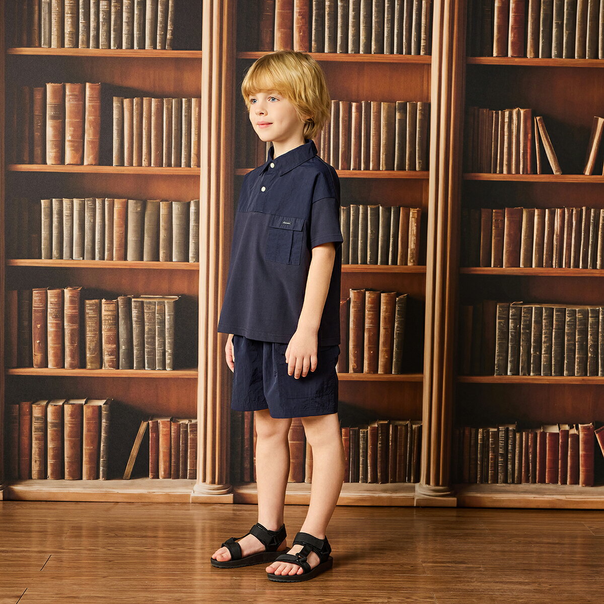 【10%OFF】《コンビミニ》半袖BIGポロシャツ : 男の子 女の子 110cm 120cm 130cm 1...