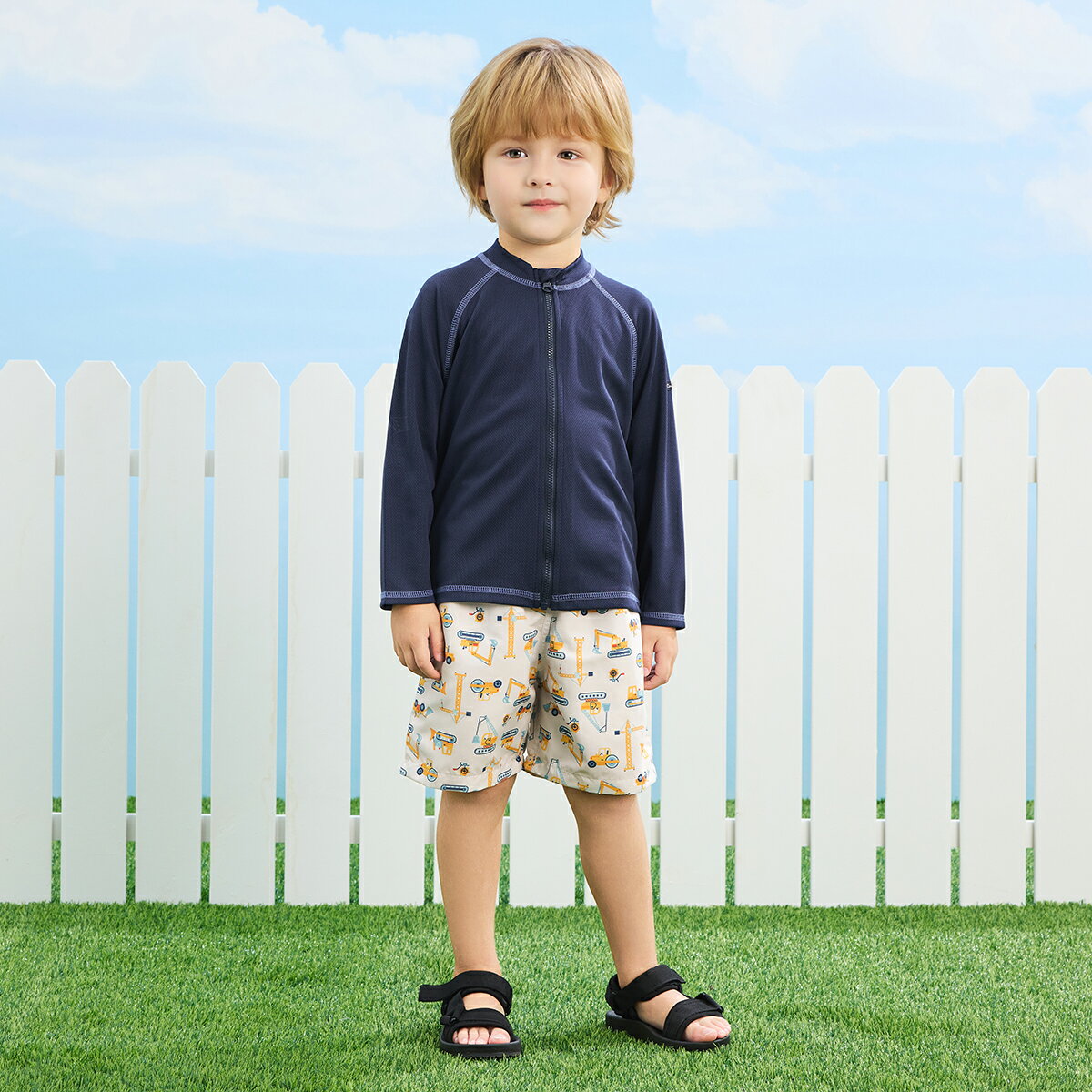 【20%OFF】《コンビミニ》ハーフスイムパンツ : 男の子 90cm 100cm 110cm 120cm | ...