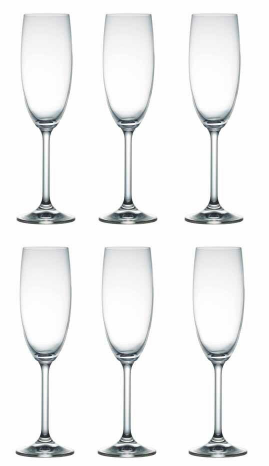 Bohemia - ボヘミア クリスタレックス　ハーモニー　シャンパングラス 6個セット