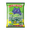 アース・ペット クリーンケア えんどう豆の猫砂 緑茶の香り 6L 【猫砂 トイレタリー 猫トイレ トイレタリー】固まる・燃やせる 消臭 えんどう豆のチカラでオシ...