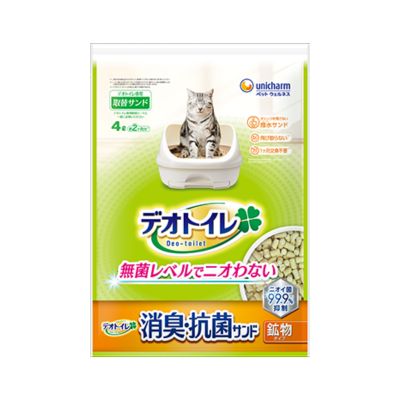 デオトイレ 消臭・抗菌サンド 4L 鉱物タイプ ...の商品画像