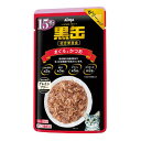 アイシア 黒缶パウチ 15歳頃からのまぐろとかつお グレイインフリー 70g 【キャットフード ウェット パウチ】まぐろとかつおの血合肉をミックスしたゼリータイ...