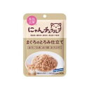 はごろも にゃんチュラルパウチ まぐろのとろみ仕立て 40g【国産 パウチ キャット ウェットフード レトルトパウチ トッピング フレーク】増粘剤、調味料、着色料、発色剤不使用