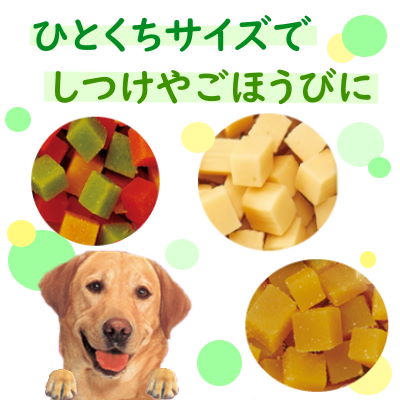 国産　ゴン太の角切りおいも　100g　サンライズ【犬おやつ　ドッグフード】食物繊維を豊富に含んださつまいもを使用したスナックです。お腹の健康維持をおいしくサポートします。ひとくちサイズで、しつけやごほうびにおすすめです。 3