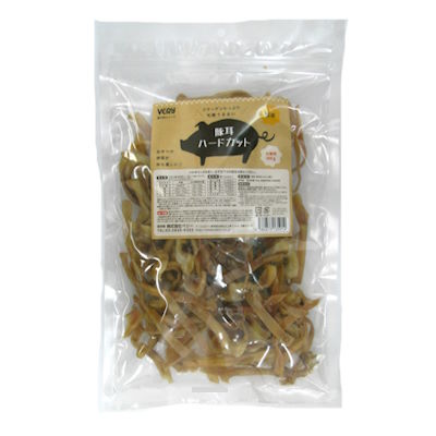 ベリー【国産】豚耳ハードカット　300g　【犬用おやつ　間食　ドッグフード】コラーゲンたっぷり、毛艶うるおい