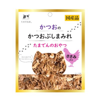Furikake - かつおのかつお節まみれ ささみ入り　15gSTIサンヨー【猫用　キャットフード　おやつ　トッピング】嗜好性の高いかつおに加えて、かつお節の香ばしい香りが猫ちゃんの食欲を刺激します。