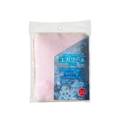 貝沼産業　ユカクールミニ　ピンク【犬猫用　ひんやりグッズ　夏物】何度でもくり返し使える　冷凍庫で凍らせても硬くならない　サイズ（約）縦25x横20x厚さ3cm※ご注文後に完売のご案内をする場合がございますのであらかじめご了承ください。