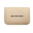 バレンシアガ 財布（レディース） バレンシアガ 財布 BALENCIAGA レディース 三つ折り キャッシュ ミニウォレット コンパクト ベージュ 593813 新品