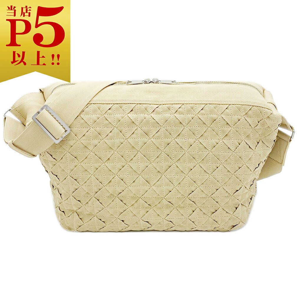 【対象商品Max50％OFF★】ボッテガヴェネタ バッグ 658033-9649 BOTTEGA VENETA ショルダーバッグ 大 ラージ イントレチャート ウェビング ベージュ アウトレット 新品【6/11 2時迄】