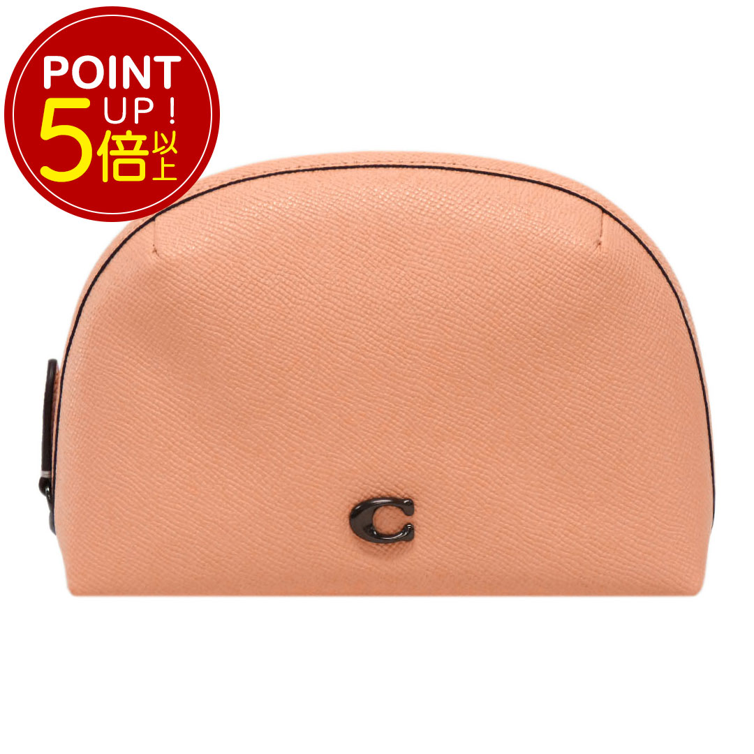 コーチ（COACH) コーチ ポーチ C3489-V5S9W COACH ジュリエンヌ コスメティック ケース 17 クロスグレインレザー フェイデッド ブラッシュ アウトレット 新品