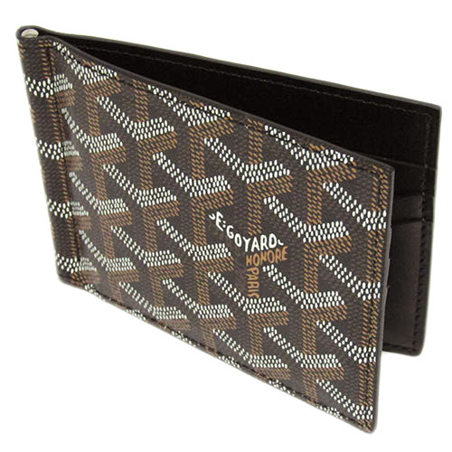 【P6倍以上★】ゴヤール 財布 GOYARD メンズ 二つ折り マネークリップ 6枚カード PINCE BILLET ST THOMAS PM NOIR ブラック 01【要エントリー】【R4 9/11 2時迄】