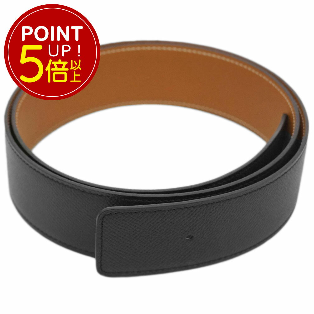 エルメス エルメス ベルト H063440CABP HERMES ソルド レディース レザーベルト 42MM ノワール/ゴールド サイズ90CM 新品