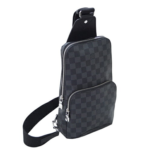 【ポイント最大7倍★】ルイヴィトン バッグ N41719 LOUIS VUITTON ヴィトン ダミエ・グラフィット LV メンズ ボディバッグ ワンショルダー アヴェニュー・スリングバッグ【要エントリー】【R4/8/23 2時迄】