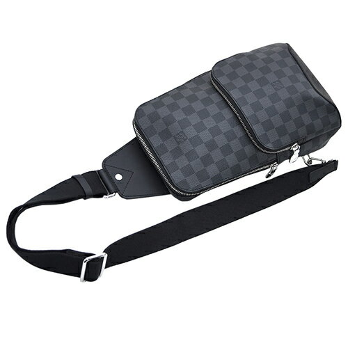 【ポイント最大7倍★】ルイヴィトン バッグ N41719 LOUIS VUITTON ヴィトン ダミエ・グラフィット LV メンズ ボディバッグ ワンショルダー アヴェニュー・スリングバッグ【要エントリー】【R4/8/23 2時迄】