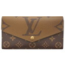 ルイヴィトン 財布 M80726 モノグラム ジャイアント リバース ポルトフォイユ サラ LOUIS VUITTON ヴィトン LV ファスナー長札 長財布 レディース 専用箱付き 新品