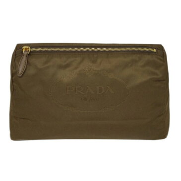 プラダ　ポーチ　1NA012　PRADA　コスメポーチ　NYLON JACQUARD　ROVERE　ロベーレ　ナイロンブラウン　アウトレット　あす楽対応 キャッシュレスで5％還元！