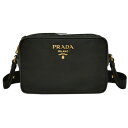 【ポイント6倍以上★】プラダ バッグ 1BH089 PRADA ショルダーバッグ TESSUTO+SAFFIAN ネロ ナイロン+カーフ ブラック アウトレット 新品