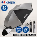 【店内最大50%OFF】晴雨兼用傘 熱中症予防 日傘 折りたたみ 男の子 通学 小学生 安全カバー付き ボーイズ 折りたたみやすい 2段折り 傘 子供用 子ども...