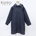 【店内最大50%OFF】ネイビー 紺色 レインコート 合羽 カッパ お受験 通園 通学 入園 入学 卒業KonIro(こんいろ) レインコート ランドセル対応 ...