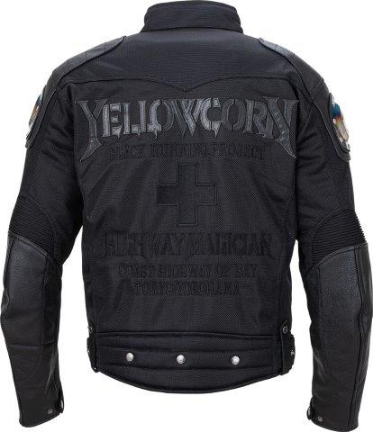 イエローコーン チタニウムメッシュジャケット メンズ ブラック/ブラック Mサイズ YB-2109