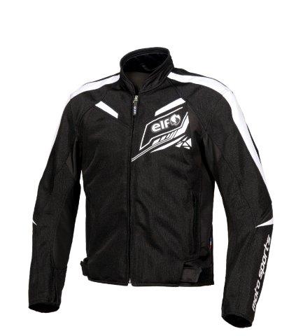 スポルトメッシュジャケット ブラック＆ホワイト Lサイズ EJ-S115 エルフ