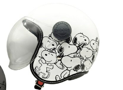 ジェットシールドヘルメット SNOOPY CARNIVAL ホワイト 57-58cm SNJ-117 AXS