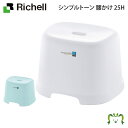 シンプルトーン 腰かけ 25Hリッチェル 座面高さ25cm 耐荷重100kg バス 風呂 チェア 椅子 いす イス シャワー 腰掛け カビ防止 抗菌加工 おしゃ...