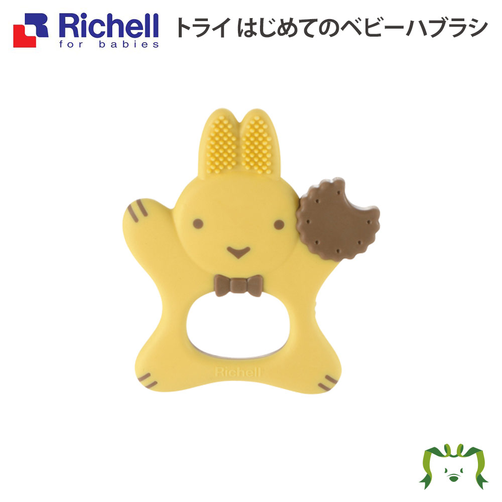 【メール便】トライ はじめてのベビーハブラシリッチェル Richell