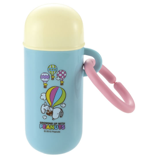 おでかけランチくん スヌーピー 赤ちゃんせんべいケース 筒タイプ