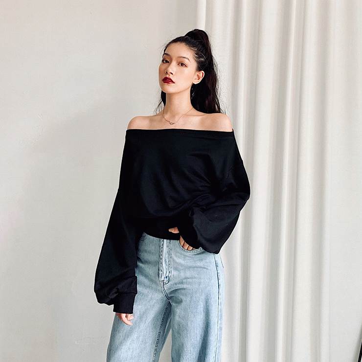 トップス 袖あり 長袖 かわいい 大人可愛い きれいめ シンプル カジュアル 大人 上品 おしゃれ お洒落 かっこいい こなれ感 ラフ メンズライク マニッシュ ボーイッシュ スポーティー ラブリー キュート 個性的 クール 主役級 存在感 とろみ感 抜け感 春 秋 冬 レディース