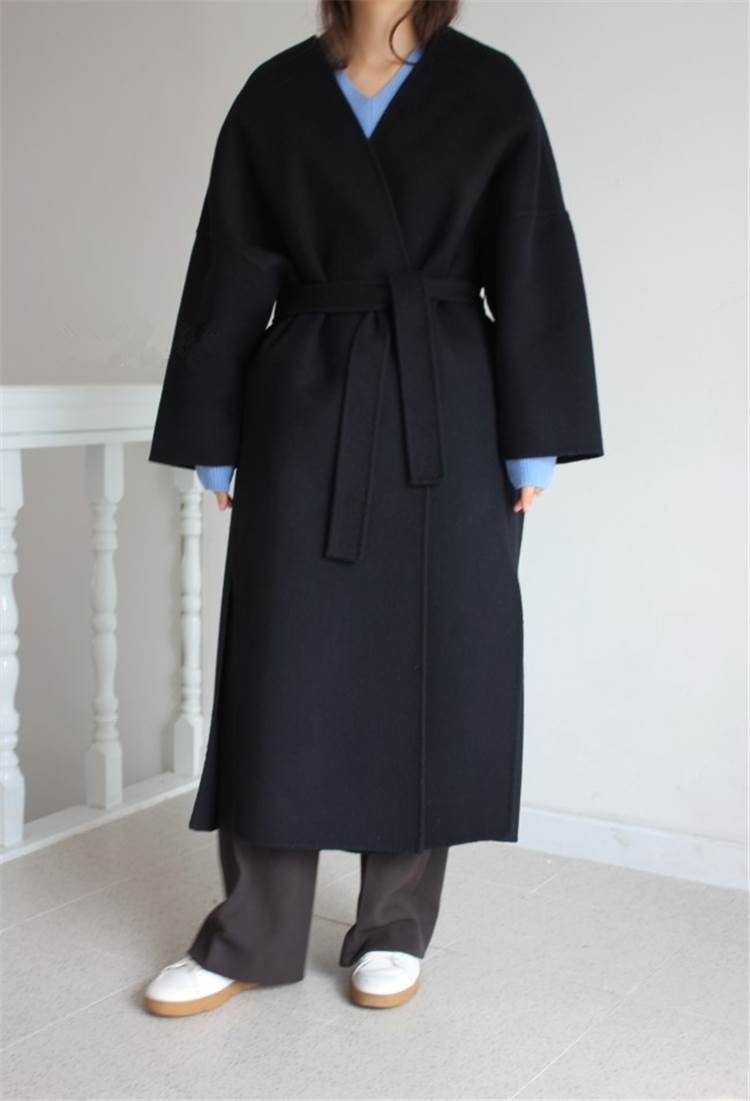 ノーカラーコート アウター コート 上着 ロングコート ロング ロング丈 袖あり 長袖 襟なし ウエストマーク ウエストリボン 前開き かわいい 大人可愛い きれいめ シンプル カジュアル 大人 上品 おしゃれ 大人女子 こなれ感 ラフ ルーズ クール モード系 エレガント モダン