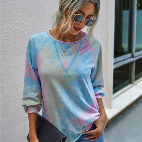 Other - トップス Tシャツ ロング ロンT 袖あり 長袖 ラウンドネック 襟なし スリム 細身 綿 薄手 シンプル カジュアル かっこいい ラフ スポーティー 個性的 クール 柄 春 夏 10代 20代 30代 レディース 女性用 お出かけ 休日 海 プール ビーチ お揃い 双子コーデ サイズ S M L XL