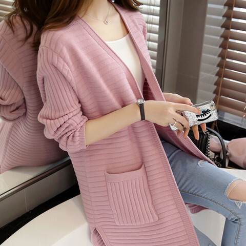 シンプル長めカーディガン トップス カーディガン 袖あり 長袖 襟なし 前開き ニット かわいい 大人可愛い きれいめ シンプル カジュアル 大人 上品 おしゃれ お洒落 大人可愛い 大人女子 こなれ感 ラフ 主役級 とろみ感 抜け感 春 秋 冬 オールシーズン シーズンレス 誕生日