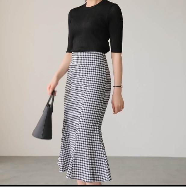 スカートデートロングスカートペンシ...