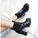 ヒール ブーツ レディースシューズ レディースブーツ ショートブーツ ハイヒール チャンキーヒール 厚底 かわいい 大人可愛い きれいめ シンプル カジュアル 大人 上品 おしゃれ かっこいい きちんと感 ラブリー キュート クール モード系 モダン こなれ感 無地 秋 冬 10代