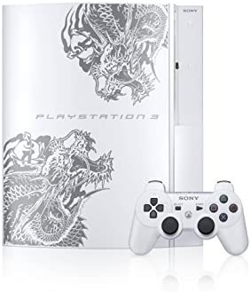 【中古】PLAYSTATION 3 (80GB) 「龍が如く3」昇り龍パック (セラミックホワイトオリジナルロゴ) 【メーカー生産終了】