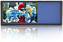 【中古】LOSKAルームミラーモニター7インチタッチボタン12V/24V対応 解像度800*480高画質 AV1/AV2系統映像入力 バックカメラ連動機能バック...
