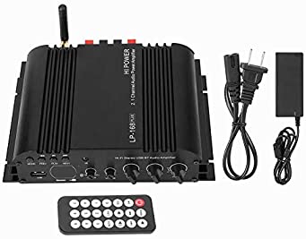 注目ブランド Dewin Bluetooth パワーアンプ 小型 家庭用 車 リモートコントロール Usbカード 100 240v 2 1チャンネル Hi Fi 高音質 リモコン付き Come To Store Foreignerservices Ae