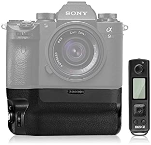 【中古】Meike 新MK A9 Pro Sony A7III A9 A7RIII 用縦位置グリップ バッテリーグリップ ブラック縦位置撮影互換 Sony A7III A7RIII A9 用内蔵2.4Gワイヤ