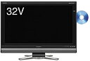 【中古】シャープ 32V型 液晶 テレビ AQUOS LC-32DX1-B ハイビジョン ブルーレイレコーダー内蔵 2008年モデル(2)