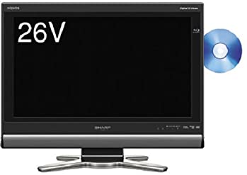 【中古】シャープ 26V型 液晶 テレビ AQUOS LC-26DX1-B ハイビジョン ブルーレイレコーダー内蔵 2008年モデル 【中古】シャープ 26V型 液晶 テレビ AQUOS LC-26DX1-B ハイビジョン ブルーレイレコーダー内蔵 2008年モデル