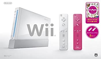 【中古】Wii本体(シロ) Wiiリモコンプラス2個 Wiiパーティ同梱 【メーカー生産終了】
