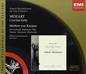 【中古】Great Recordings Of The Century - Mozart: Cosi Fan Tutte / Karajan Schwarzko