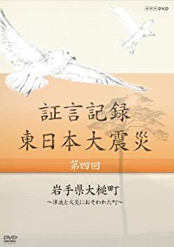 【中古】証言記録 東日本大震災 第四回 岩手県大槌町 ~津波と火災におそわれた町~ [DVD]