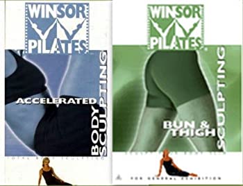 Winsor Pilates 2 DVD Set: BUN & Thigh Sculpting DVD + Accelerated Body Sculp