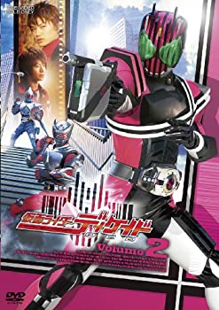 【中古】仮面ライダーディケイド VOL.2 [DVD]【メーカー名】TOEI COMPANY LTD.(TOE)(D)【メーカー型番】【ブランド名】東映ビデオ商品画像はイメージです。中古という特性上、使用に影響ない程度の使用感・経年劣化（傷、汚れなど）がある場合がございます。また、中古品の特性上、ギフトには適しておりません。商品名に『初回』、『限定』、『〇〇付き』等の記載がございましても、特典・付属品・保証等は原則付属しておりません。当店では初期不良に限り、商品到着から7日間はを受付けております。(注文後の購入者様都合によるキャンセル・はお受けしていません。)他モールでも併売している商品の為、完売の際は在庫確保できない場合がございます。ご注文からお届けまで1、ご注文⇒ご注文は24時間受け付けております。2、注文確認⇒ご注文後、当店から注文確認メールを送信します。3、在庫確認⇒新品在庫：3-5日程度でお届け。　　※中古品は受注後に、再メンテナンス、梱包しますので　お届けまで3日-10日営業日程度とお考え下さい。　米海外から発送の場合は3週間程度かかる場合がございます。　※離島、北海道、九州、沖縄は遅れる場合がございます。予めご了承下さい。※配送業者、発送方法は選択できません。お電話でのお問合せは少人数で運営の為受け付けておりませんので、メールにてお問合せお願い致します。お客様都合によるご注文後のキャンセル・はお受けしておりませんのでご了承下さい。ご来店ありがとうございます。昭和・平成のCD、DVD、家電、音響機器など希少な商品も多数そろえています。レコード、楽器の取り扱いはございません。掲載していない商品もお探しいたします。映像商品にはタイトル最後に[DVD]、[Blu-ray]と表記しています。表記ないものはCDとなります。お気軽にメールにてお問い合わせください。