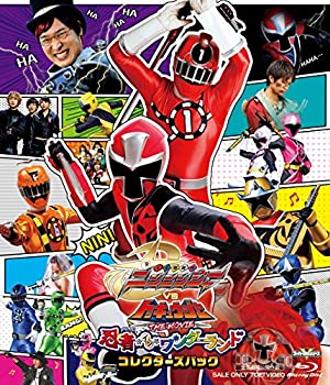 【中古】手裏剣戦隊ニンニンジャーVSトッキュウジャー THE MOVIE 忍者・イン・ワンダーランド コレクターズパック [Blu-ray]