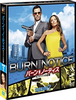 【中古】バーン・ノーティス 元スパイの逆襲 シーズン2 (SEASONSコンパクト・ボックス) [DVD]【メーカー名】ウォルト・ディズニー・ジャパン株式会社【メーカー型番】【ブランド名】ウォルト・ディズニー・ジャパン株式会社商品画像はイメージです。中古という特性上、使用に影響ない程度の使用感・経年劣化（傷、汚れなど）がある場合がございます。また、中古品の特性上、ギフトには適しておりません。商品名に『初回』、『限定』、『〇〇付き』等の記載がございましても、特典・付属品・保証等は原則付属しておりません。当店では初期不良に限り、商品到着から7日間はを受付けております。(注文後の購入者様都合によるキャンセル・はお受けしていません。)他モールでも併売している商品の為、完売の際は在庫確保できない場合がございます。ご注文からお届けまで1、ご注文⇒ご注文は24時間受け付けております。2、注文確認⇒ご注文後、当店から注文確認メールを送信します。3、在庫確認⇒新品在庫：3-5日程度でお届け。　　※中古品は受注後に、再メンテナンス、梱包しますので　お届けまで3日-10日営業日程度とお考え下さい。　米海外から発送の場合は3週間程度かかる場合がございます。　※離島、北海道、九州、沖縄は遅れる場合がございます。予めご了承下さい。※配送業者、発送方法は選択できません。お電話でのお問合せは少人数で運営の為受け付けておりませんので、メールにてお問合せお願い致します。お客様都合によるご注文後のキャンセル・はお受けしておりませんのでご了承下さい。ご来店ありがとうございます。昭和・平成のCD、DVD、家電、音響機器など希少な商品も多数そろえています。レコード、楽器の取り扱いはございません。掲載していない商品もお探しいたします。映像商品にはタイトル最後に[DVD]、[Blu-ray]と表記しています。表記ないものはCDとなります。お気軽にメールにてお問い合わせください。