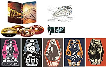 【中古】ハン・ソロ/スター・ウォーズ・ストーリー 4K UHD MovieNEX スチールブック(数量限定) A4ポスター5枚組、ステッカーシート1